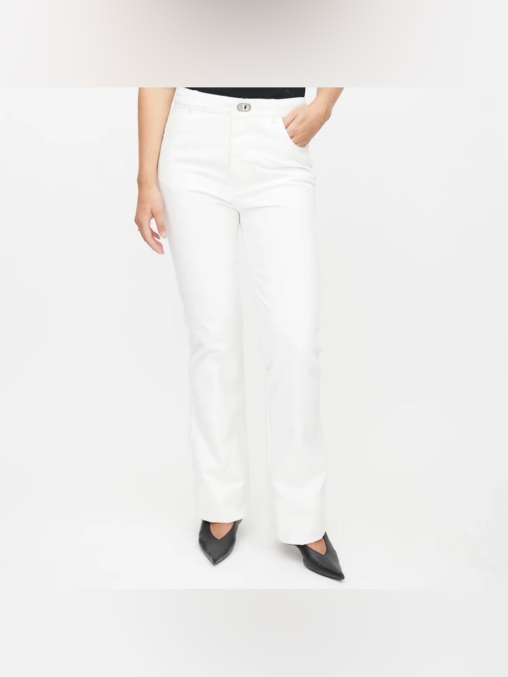 Bottega Veneta White Carpenter Cargo Jeans